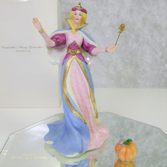 LENOX Princesses Cinderella's FAIRY GODMOTHER Pumpkin Limited Edition 3189 + COA - Picture 8 of 11